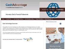 Tablet Screenshot of cashadvantageoverview.com
